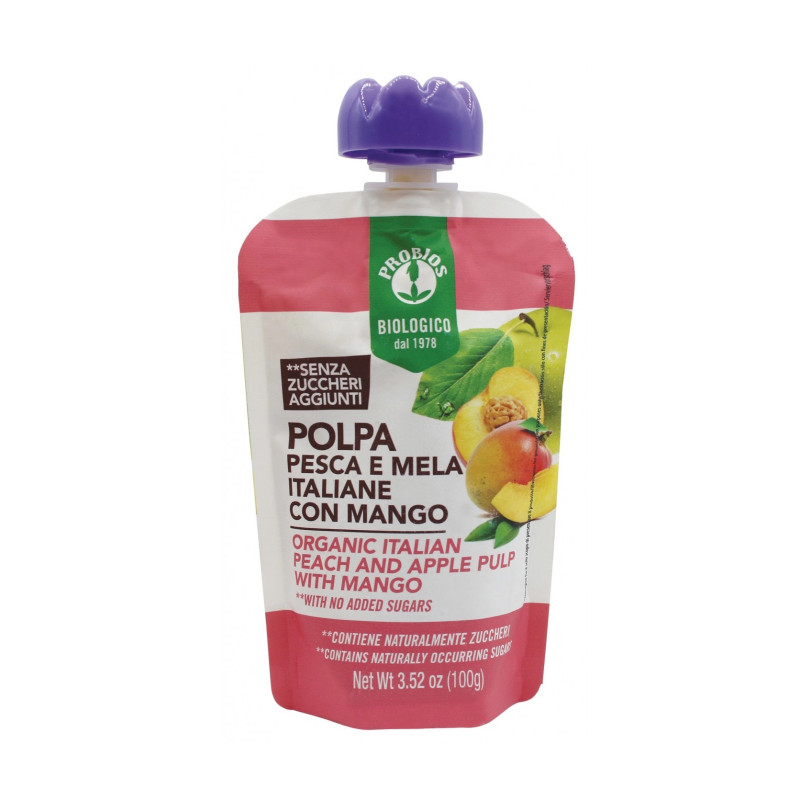 Polpa Pesca Mela Con Mango 100G